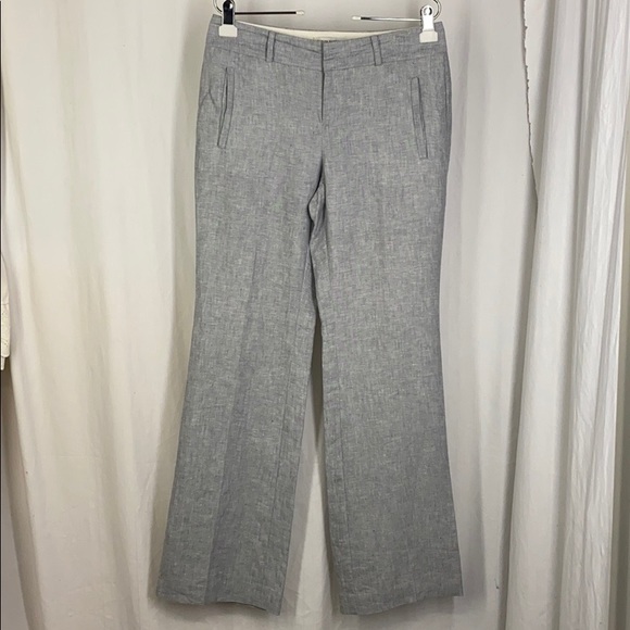 Banana Republic 6 Martin Fit LINEN Trousers Pants - Picture 1 of 7